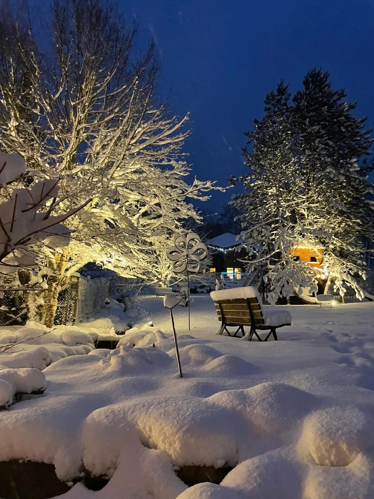 Lisière boisée du parc du Domaine de La Répandise à Laveline-du-Houx