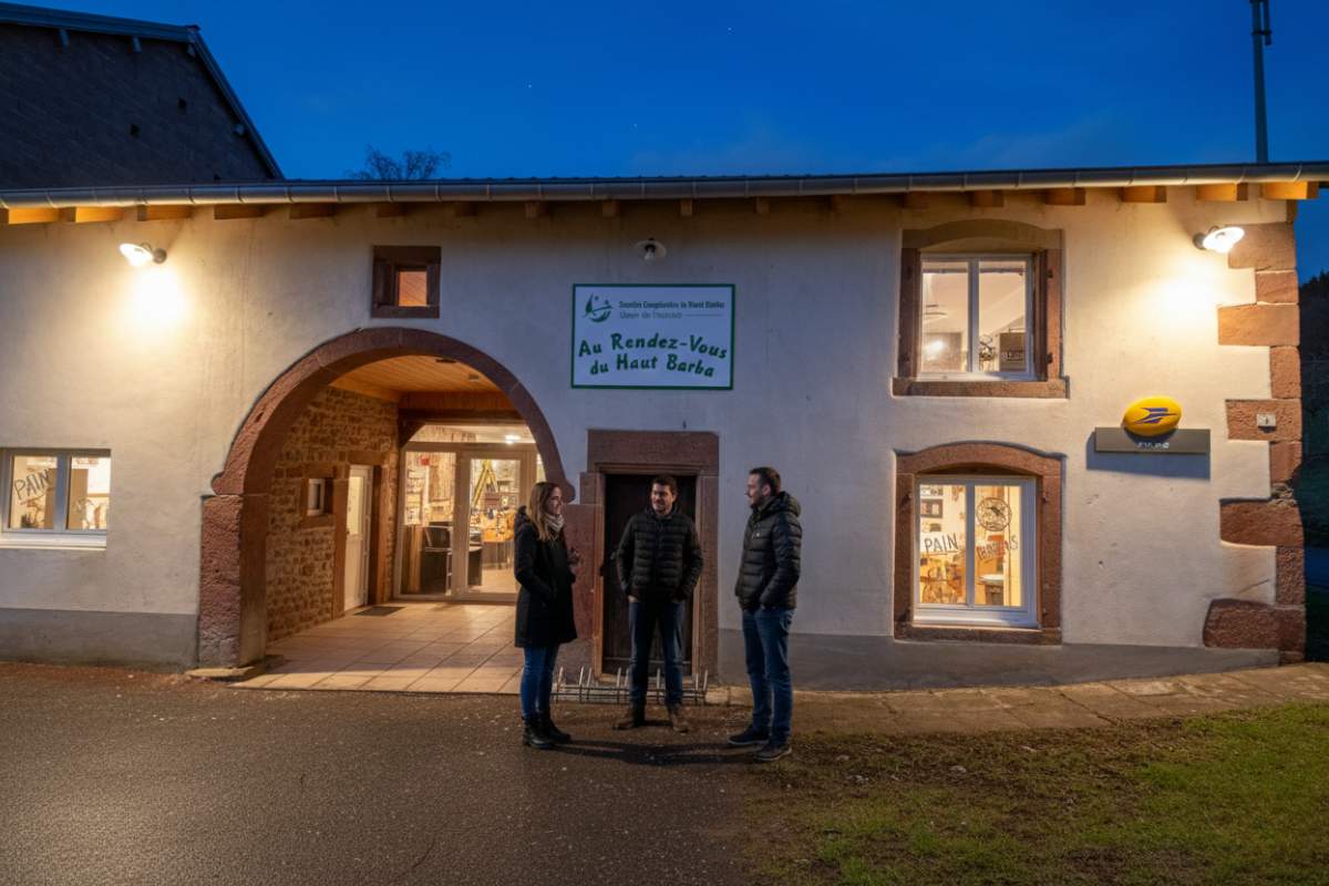 Façade du restaurant Au Rendez-Vous du Haut Barba à Laveline-du-Houx, le meilleur choix de pizza à emporter du secteur.